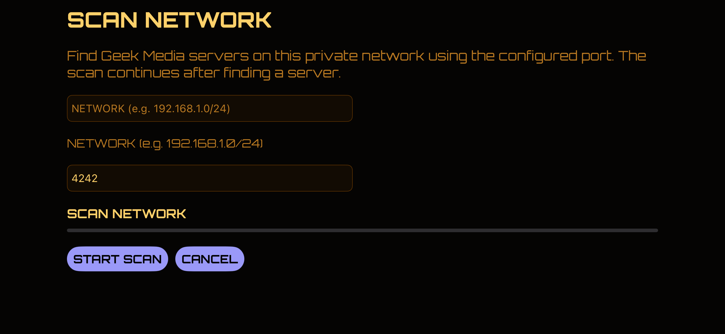 Multiple server connections